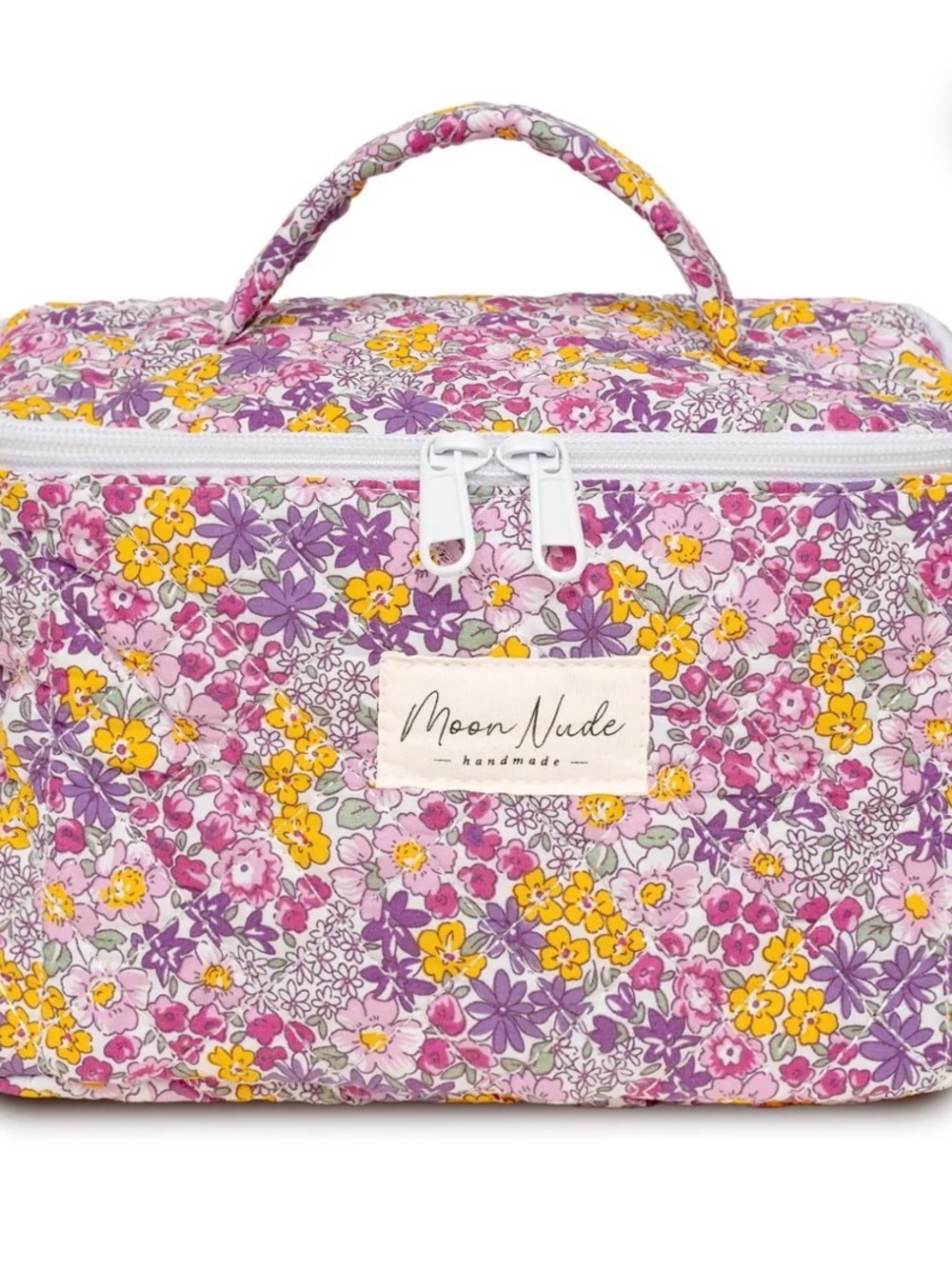 Moon Nude Floral Quilted summer vanity bag brand new
